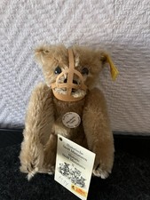 Steiff Bär 029196 Maulkorb-Teddy, hist. Miniatur, 13 cm, hellbraun