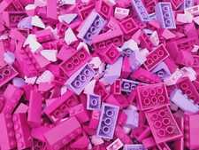 Lego Dachsteine Pink 100 Basic Dachziegel Haus Schrägsteine City Bausteine Slope