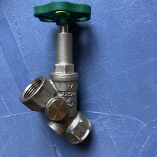 1x Schlösser Schrägsitzventil Absperrventil 3/4“ steigende Spindel DVGW neuw.