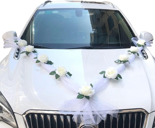 Autoschmuck hochzeit braut - autoschmuck,
