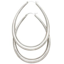 XXL 65 mm große Creolen echt