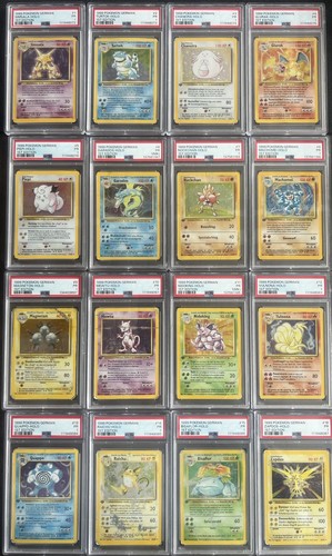 1999 pokémon 16x psa basis - pokémon,
