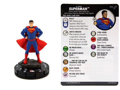 Heroclix 015 superman - -,