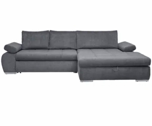 Graues eckschlafsofa sitzer - eckschlafsofa, 3-sitzer
