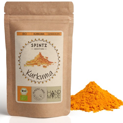 500g bio kurkuma pulver - 500g,