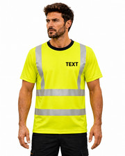 Warnschutzshirt bedrucktes