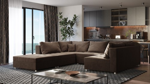 Wohnlandschaft sofa andro - wohnlandschaft,
