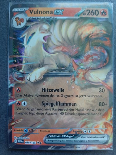 Pokemon 151 vulnona 038 165 - pokemon,