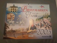 Briefmarken kalender mit - -,
