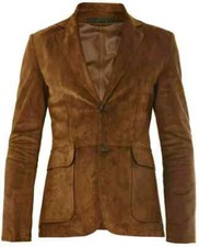 Herren Braun Weich Wildleder