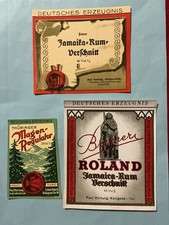 Schnapsetiketten Paul Hartung , Königsee in Thüringen  DDR Originale