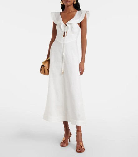Zimmermann midikleid halcyon - midikleid,