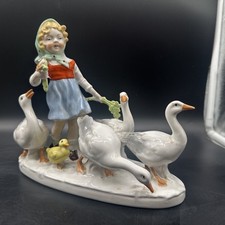Grafenthal Figur ,Frau mit Gänsen - A2.13