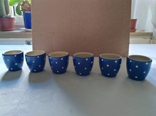 Ddr eierbecher blaukeramik - ddr,