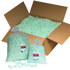 BIO Füllmaterial Verpackungschips aus Maisstärke Packpolster Polster 15L-1200L