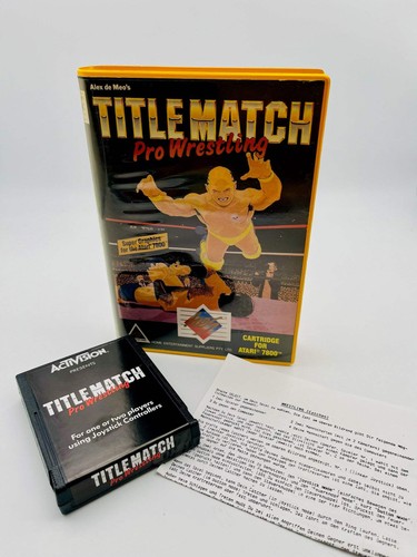 Atari 7800 title match - atari, |