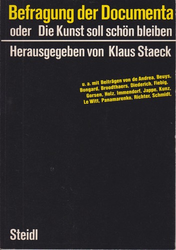 Befragung der documenta oder - befragung,
