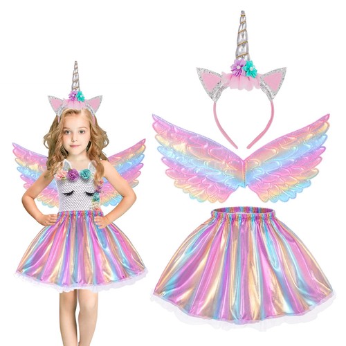 Mädchen einhorn kostüm set - einhorn,