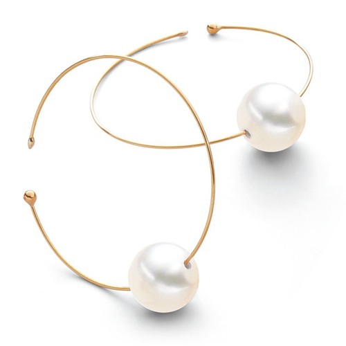 Creolen 750 gelbgold - gelbgold,