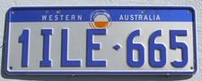 Western Australia License Plate - Australien Auto Nummernschild