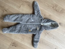 Steiff Winter Overall, Grau, Größe 62