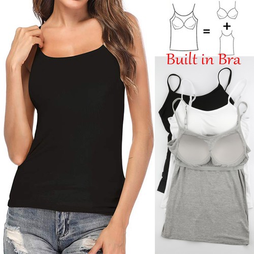 Damen tanktop mit integriertem - mit,