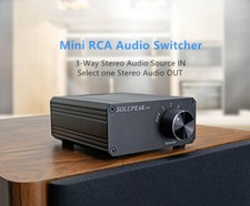 3 in 1 out RCA Stereo audio