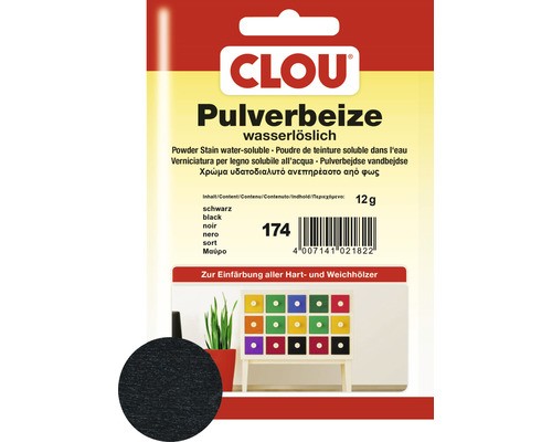 Clou pulverbeize schwarz g - pulverbeize,