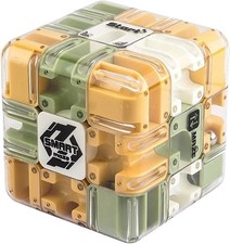 3D Labyrinth Kugel Puzzle, komplexes Maze Cube mit rollenden Kugeln.