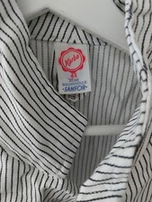 Arbeitsjacke Fleischer Metzger Gestreift Gr 44 Karba Sanfor