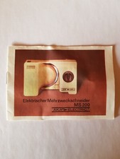 alte Bedienungsanleitung 1988