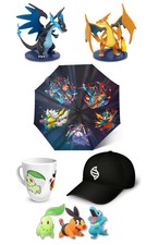 Pokémon Legenden Z-A Merch/Fan Paket Figuren Pin Schirm Tasse Kappe Set NEU OVP