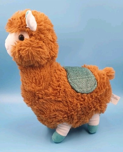 Lama mit satteldecke alpaka - lama,