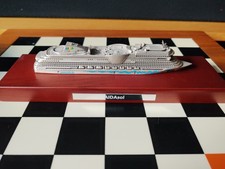 Schiffsmodell Modellschiff Kreuzfahrtschiff AIDAsol Holzsockel