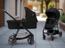 Kinderkraft Kombi- Kinderwagen Buggy NEWLY Babyschale MINK PRO i-Size in schwarz