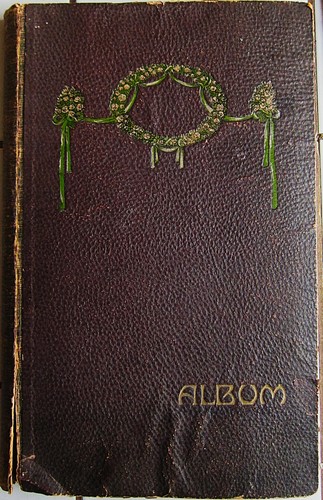 Antikes fotoalbum jugensstil - antikes,