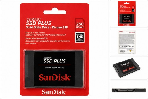 Sandisk ssd plus 250gb - plus, 2,5”