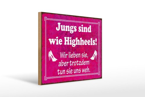 Holzschild spruch 40x30 - spruch,