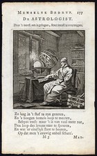 Antiker Beruf Druck - Astronom - Kugel - Armillarkugel - Luyken - 1694