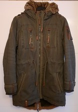 Herren Jacke,sehr warm von Naketano für Winter, Gr.L. mit abnehmbarer Kapuze.