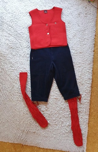 Blau roter trachtenanzug - blau-roter,
