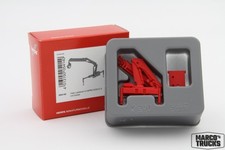 Herpa Hiab Ladekran X-HIPRO 232 E-3 mit Greifer, rot Nr. 054140 /HN494
