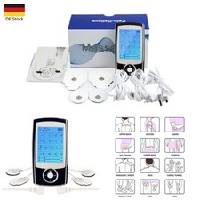 16 modi TENS EMS Elektrostimulationsgerät Reizstromgerät mit 8 Massagearten Neu