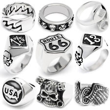 Edelstahl Biker Ring 1%er