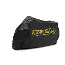 Motorrad-ABDECKHAUBE, schwarz