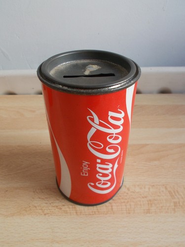 Spardose aus metall coca cola - metall, coca-cola
