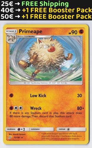 Primeape sm9 181 sm - #72/181,