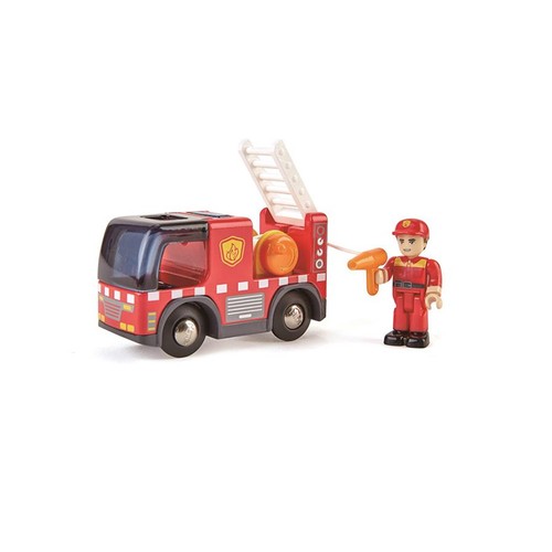 Hape e3737 feuerwehrauto mit - hape,