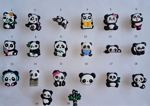 Panda schuhanstecker charm - panda:, schuhanstecker,