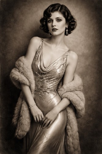 Dame frau model vintage - frau,